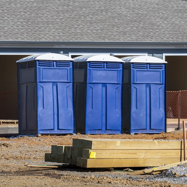 what is the expected delivery and pickup timeframe for the portable toilets in Helena Valley Southeast MT